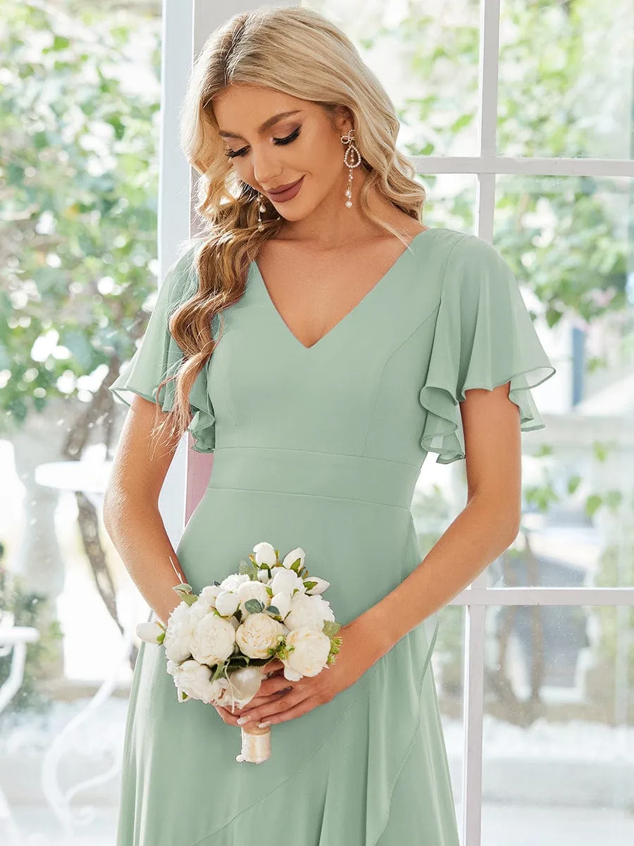 Sage Green Bridesmaid Gowns