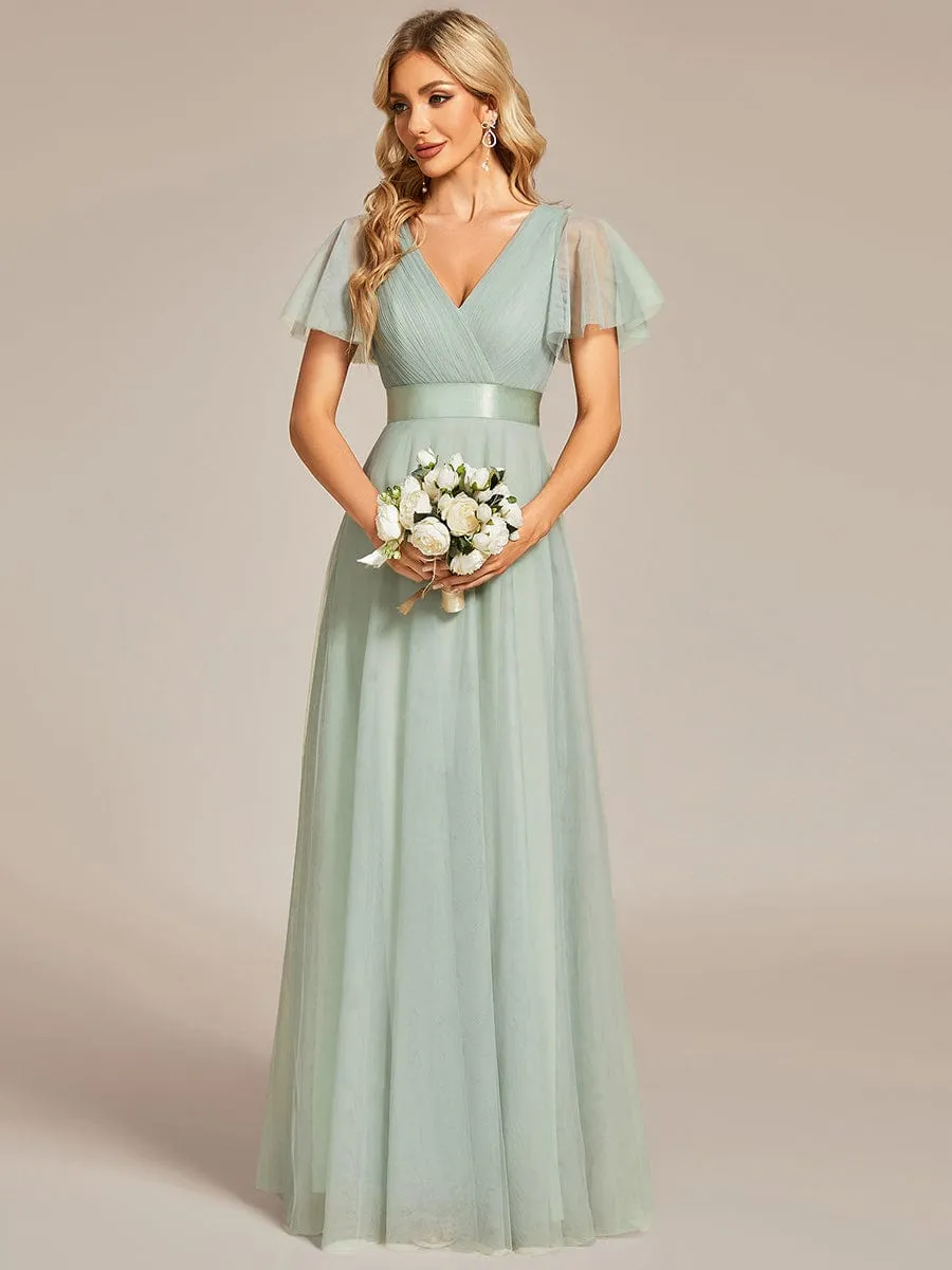 Sage Green Bridesmaid Gowns