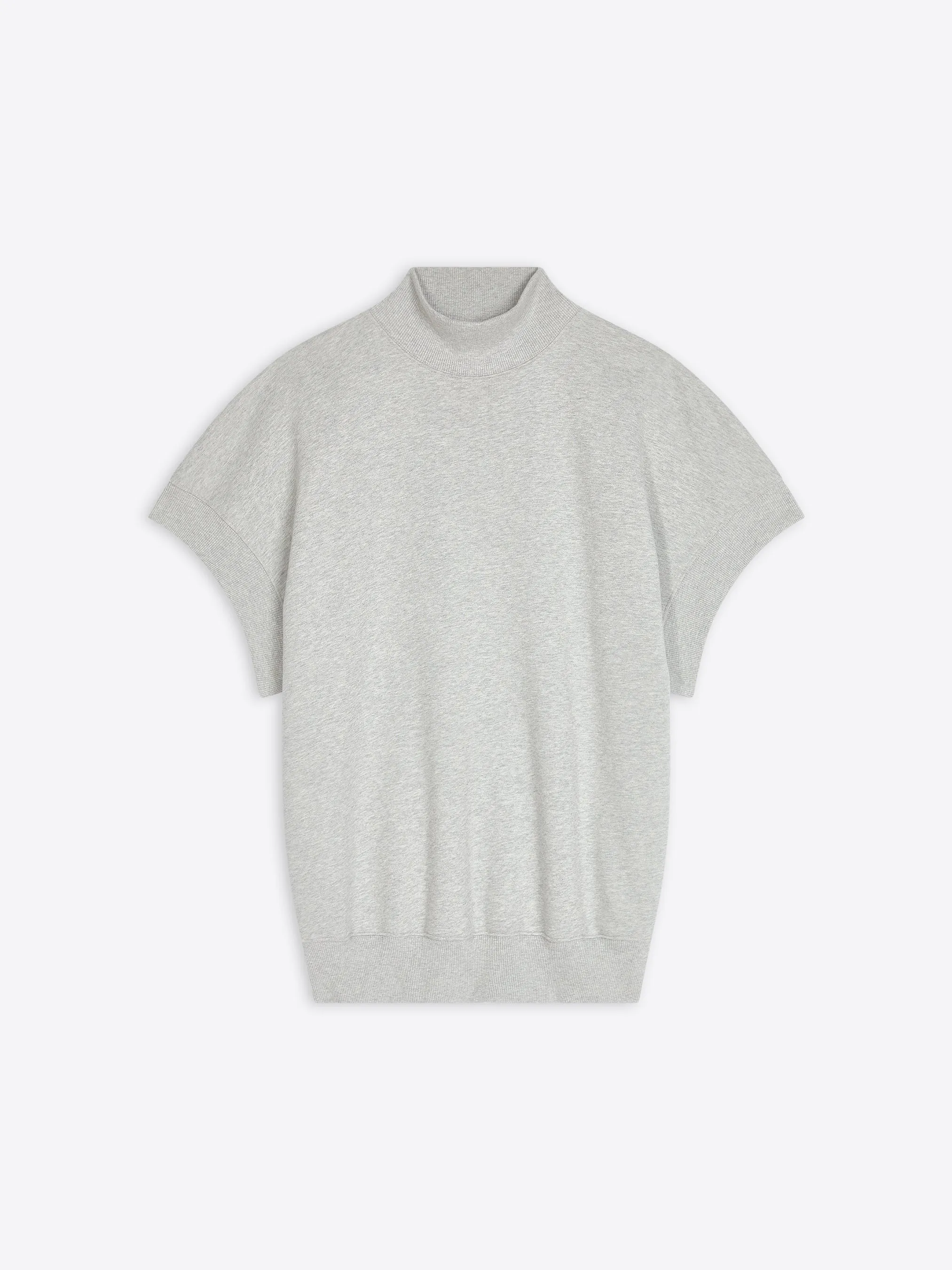 Short sleeved sweatshirt