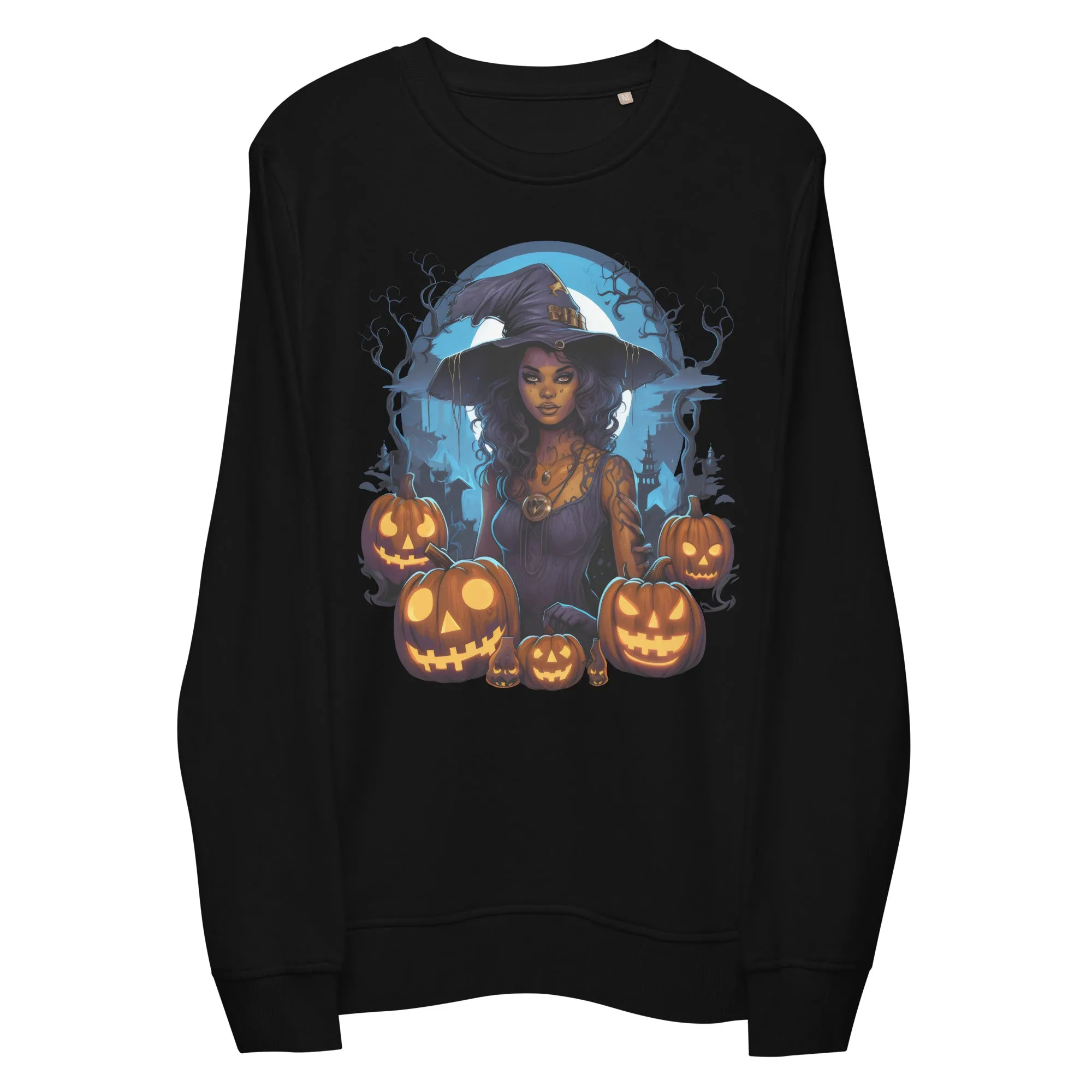 Spooky Chic: Halloween Witch Sweatshirts for Every Occasion 001