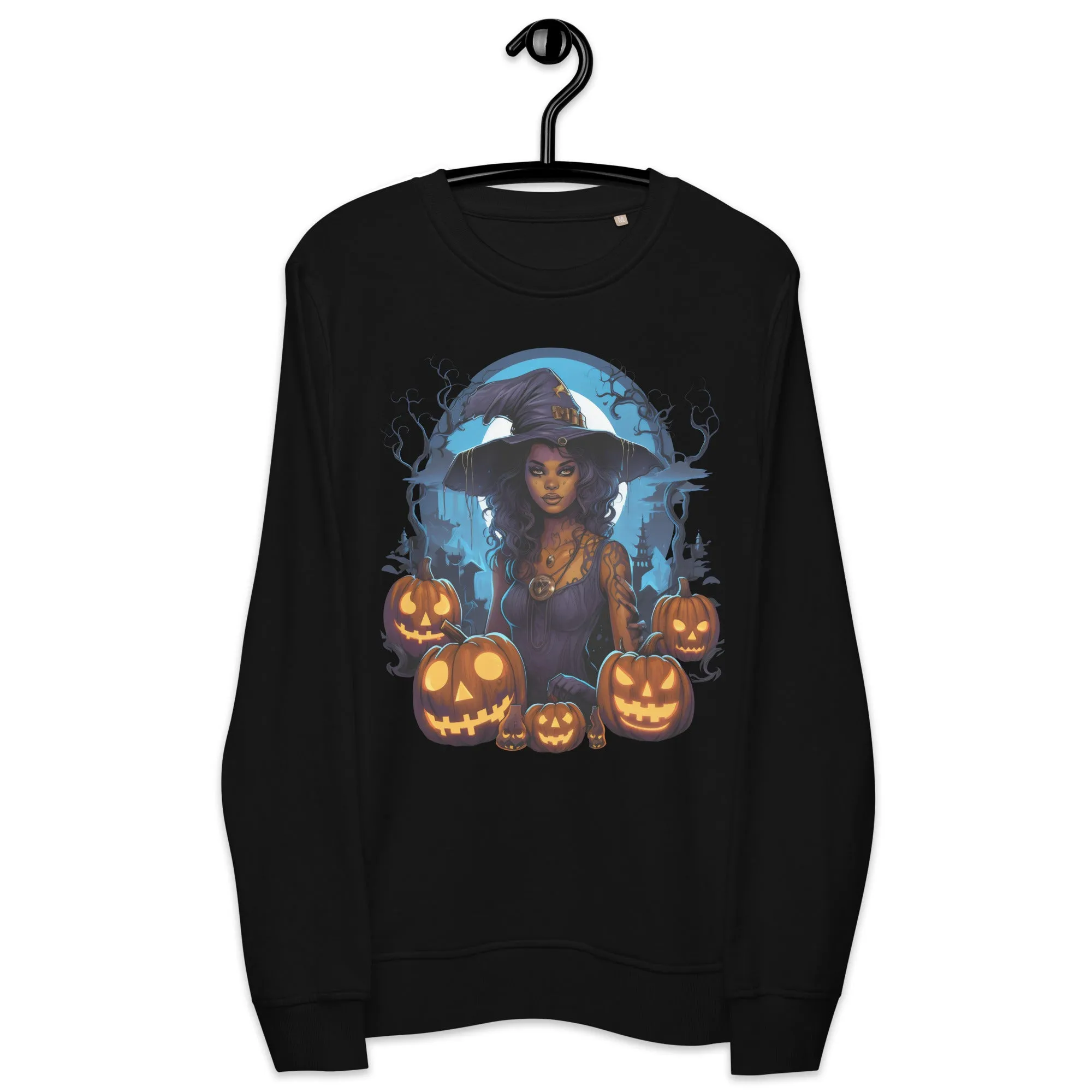 Spooky Chic: Halloween Witch Sweatshirts for Every Occasion 001