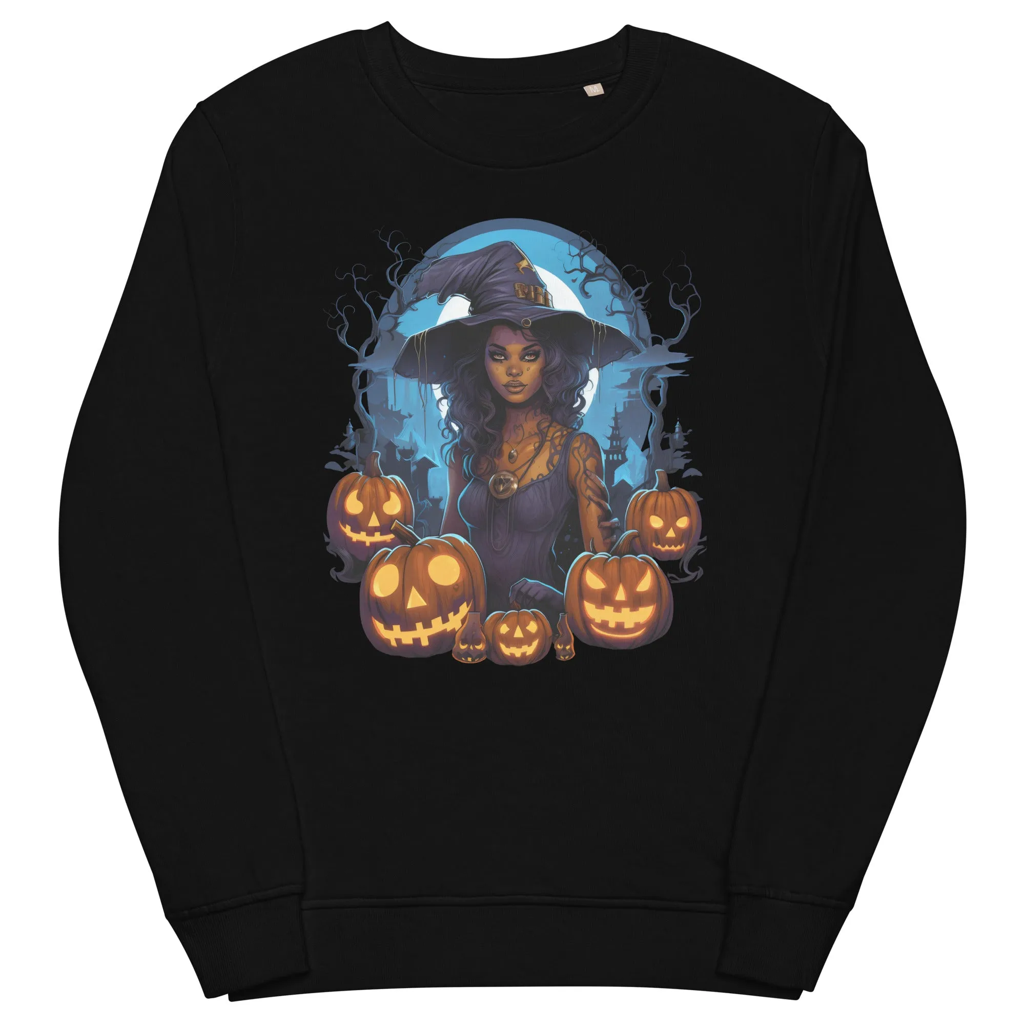 Spooky Chic: Halloween Witch Sweatshirts for Every Occasion 001