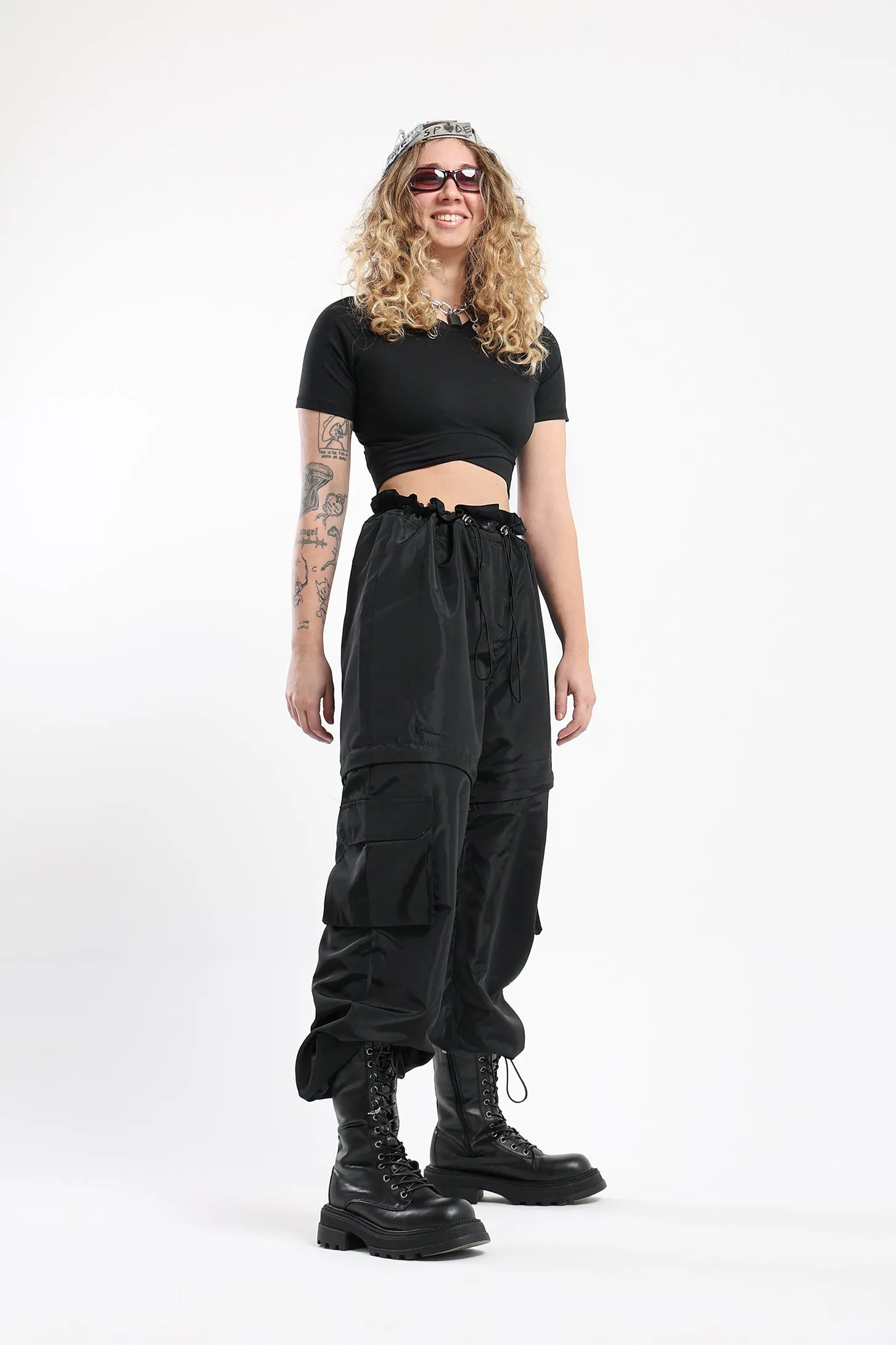 ULTIMATE CONVERTIBLE CARGO PANTS - BLACK