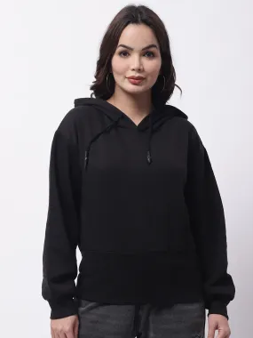 Women Black Hoodie