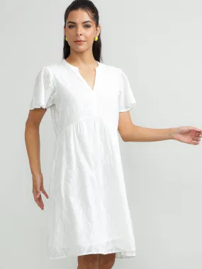 Women Cotton White Summer Dress