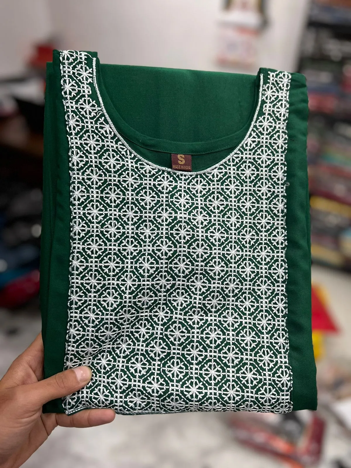 Women Embroidery Kurti Top