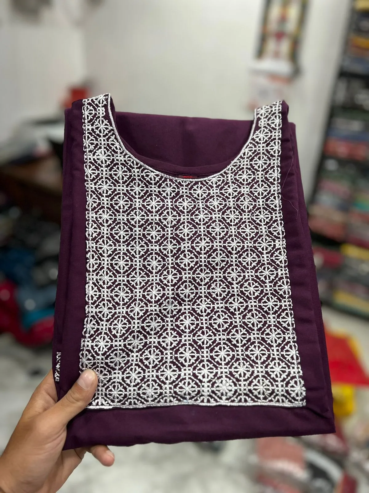 Women Embroidery Kurti Top