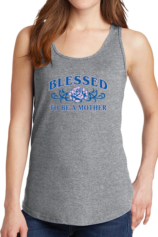 Women's Blessed to Be A Mother Core Cotton Tank Tops -XS~4XL