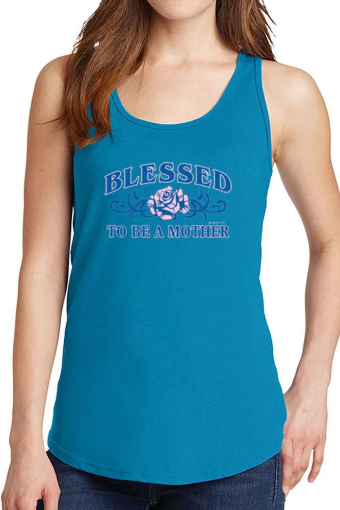 Women's Blessed to Be A Mother Core Cotton Tank Tops -XS~4XL