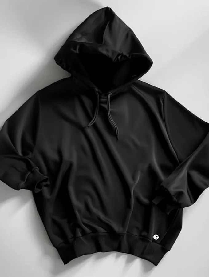 ZIP IT SUMMER HOODIE - BLACK